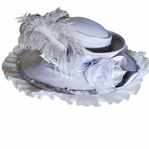 NWT Milano Dirby Feather Hat - Picture 11 of 11